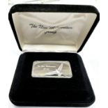 The New Millennium Group Silver one ounce fine silver ingot boxed