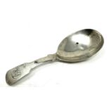 Georgian silver tea caddy spoon