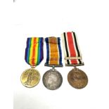 WW1 Medal pair & special constable medal to 26958 pte h foster r. berks