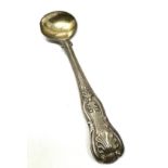 Antique georgian silver mustard spoon