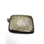 antique silver vesta case