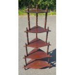 Mahogany wot not measures approximately 52 inches tall 26.5 inches wide 15 inches depth