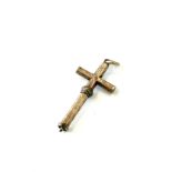 Unmarked gold victorian antique crucifix propelling pencil