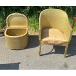 Bedroom chair and matching ottoman, largest measures approximately 15 inches tall 19 inches wide