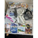 Large selection of Nintendo Wii games and accessories includes family game night, High school