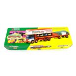 Original and boxed Corgi Foden S21 Dodgem truck and dodgem with trailer Tubys fun fair 14101