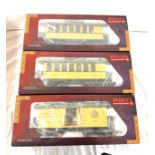 3 Boxed Piko Rio Grand trailers, G scale, outdoor and indoor, untested