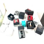 Large selection of assorted boxed mens wristwatches, all untested to include Hamnett, route 66 etc