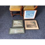 Selection of hunting framed prints largest measures approximately 19 inches wide 23 inches wide