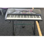 Casio LK50 electric keyboard, untested with stand