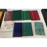 8 stamp albums (worldwide) mint and used (390 pages of stamps) some with very high values some