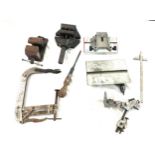 Selection of engineering equipment includes vices, clamps etc