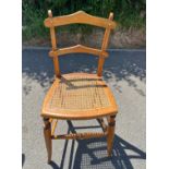 Bergere chair measures approximately 81cm tall