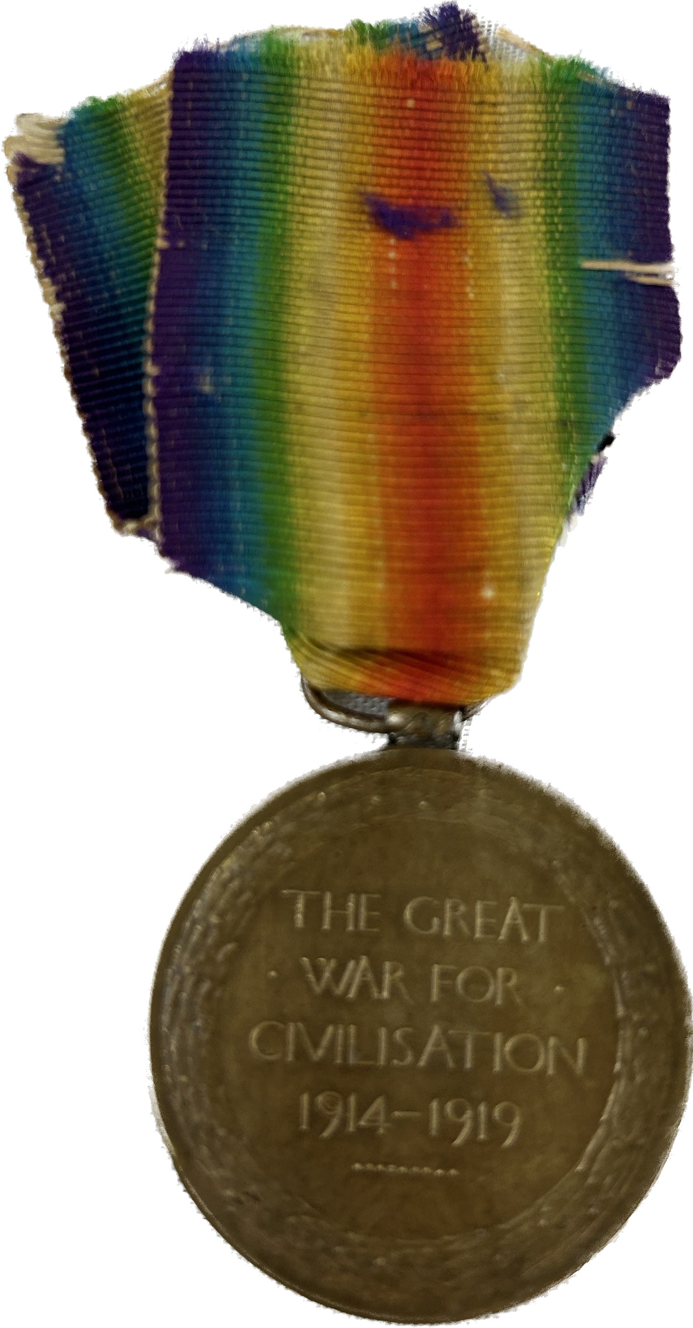 WW1 Victory medal, dvr J Fisher ASC T4.250203 - Bild 2 aus 2