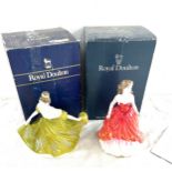 Boxed Royal Doulton 'Lynne' HN 2329 by P Davies, Royal Doulton figurine HN4100, Special occasion