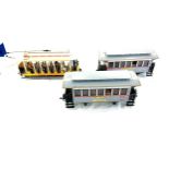 G Scale Bachmann Tram car set, unboxed, untested