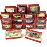 18 original boxed Matchbox advertising models of Yesteryear