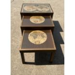 Nautical nest of three tables