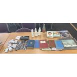 Selection of miscellaneous includes books, spode, watches etc