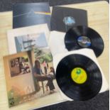 3 Pink Floyd records includes Ummagumma stereo shdw 1/2, Pink Floyd wish you were here and Pink