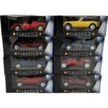 Boxed as new Corgi Classico collection vehicles to include Ferrari 1967, 1969, 1973, 1952, 1961,