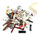 Selection of vintage and later watch parts