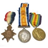 Major D.G.Peart ww1 trio medals star named MAJOR D.G.PEART LEIC. R Medals named Lieutenant Colonel