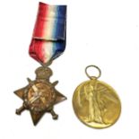 Casualty K.I.A WW1 mons star & victory Medal pair to 1/seaforth Highlanders 1088 pte s.kane