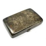 Antique silver cigarette case