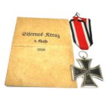 WW2 German Iron Cross 2nd class ring stamp No 86