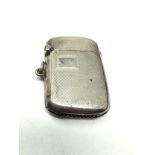 Antique silver vesta case