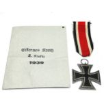 WW2 German Iron Cross 2nd class ring stamp No 84