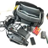 Sanyo VM-D90P 8MM video camera camcorder with bag