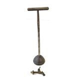 Vintage dolly plunger and out door tap