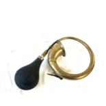 Vintage brass bicycle horn