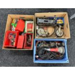 Large selection of assorted tools includes nuts, bolts, wires etc