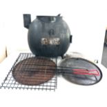 The Original Oz pig with Charcoal companion grilling basket