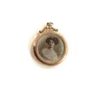 Antique 9ct rose gold locket gross weight approx 5.2 grams