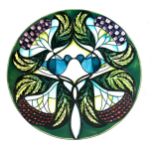 Moorcroft plate, 2008 design 28cm diameter