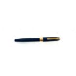 Vintage of around 1950’s Sheaffer Gold & Blue 14ct gold nib Fountain Pen. Made in Australia. Surface