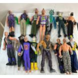 Selection of Retro 1994 action men vilan figures includes retro 1994