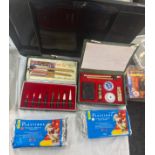 Selection of craft items includes authentic chinese brush set, picture frames etc