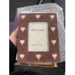 Large selection of assorted loving photo frames holds 3.5 inch by 5 inch photos