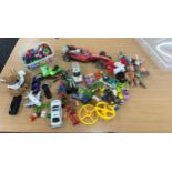 Selection of vintage and later toys includes ty teenie beanie babies, cars etc