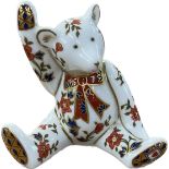 Small crown derby teddy figure 2.5 inches tall
