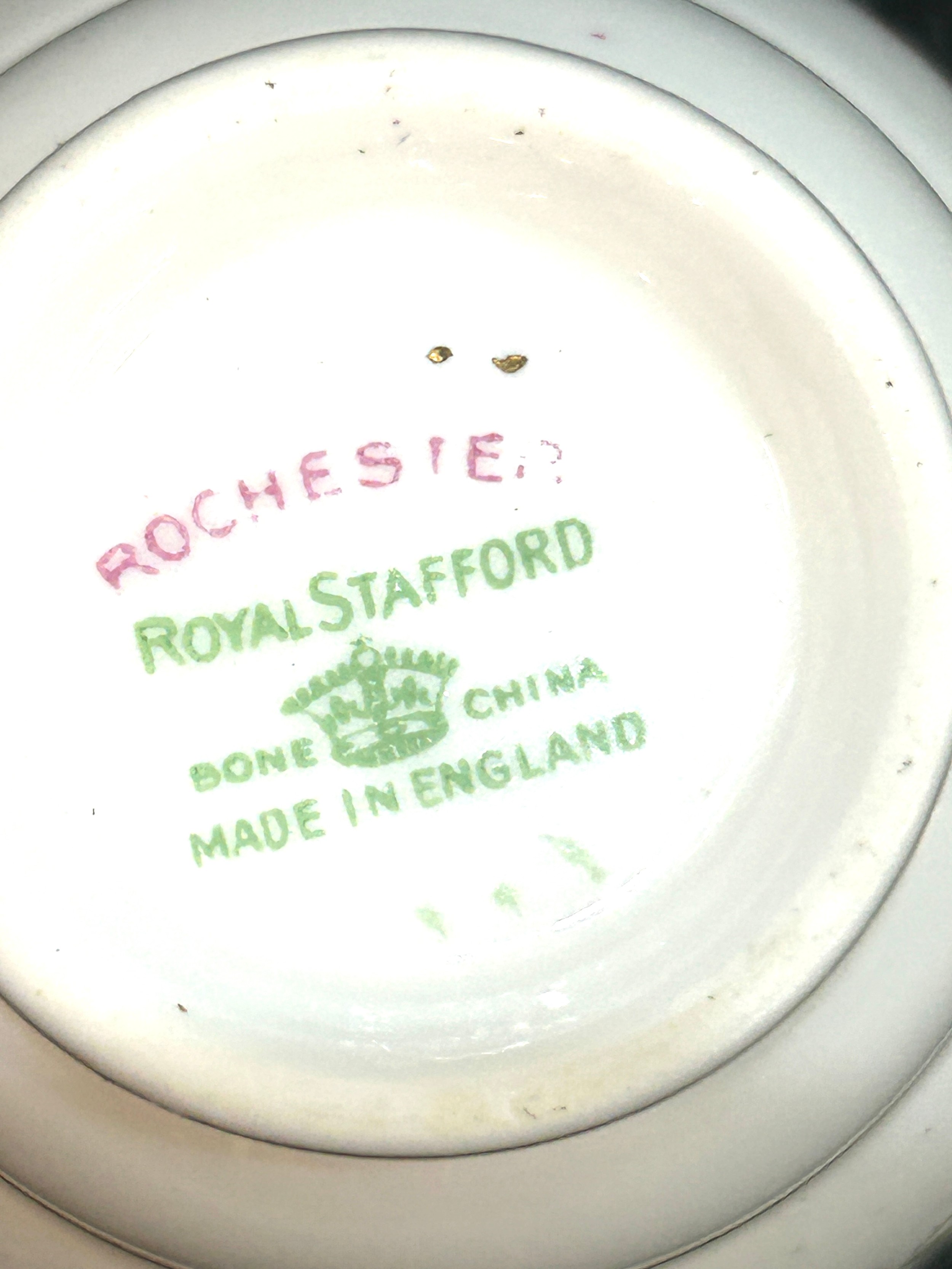 Selection of vintage cups, saucers, cake plates to include Royal Stafford etc - Bild 4 aus 4