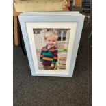 Selection of 4 large photo frames 31 inches tall 23 inches wide wide