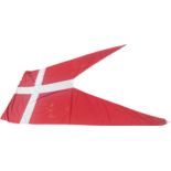 Vintage Denmark flag, measures approximately 13ft by 6.5ft