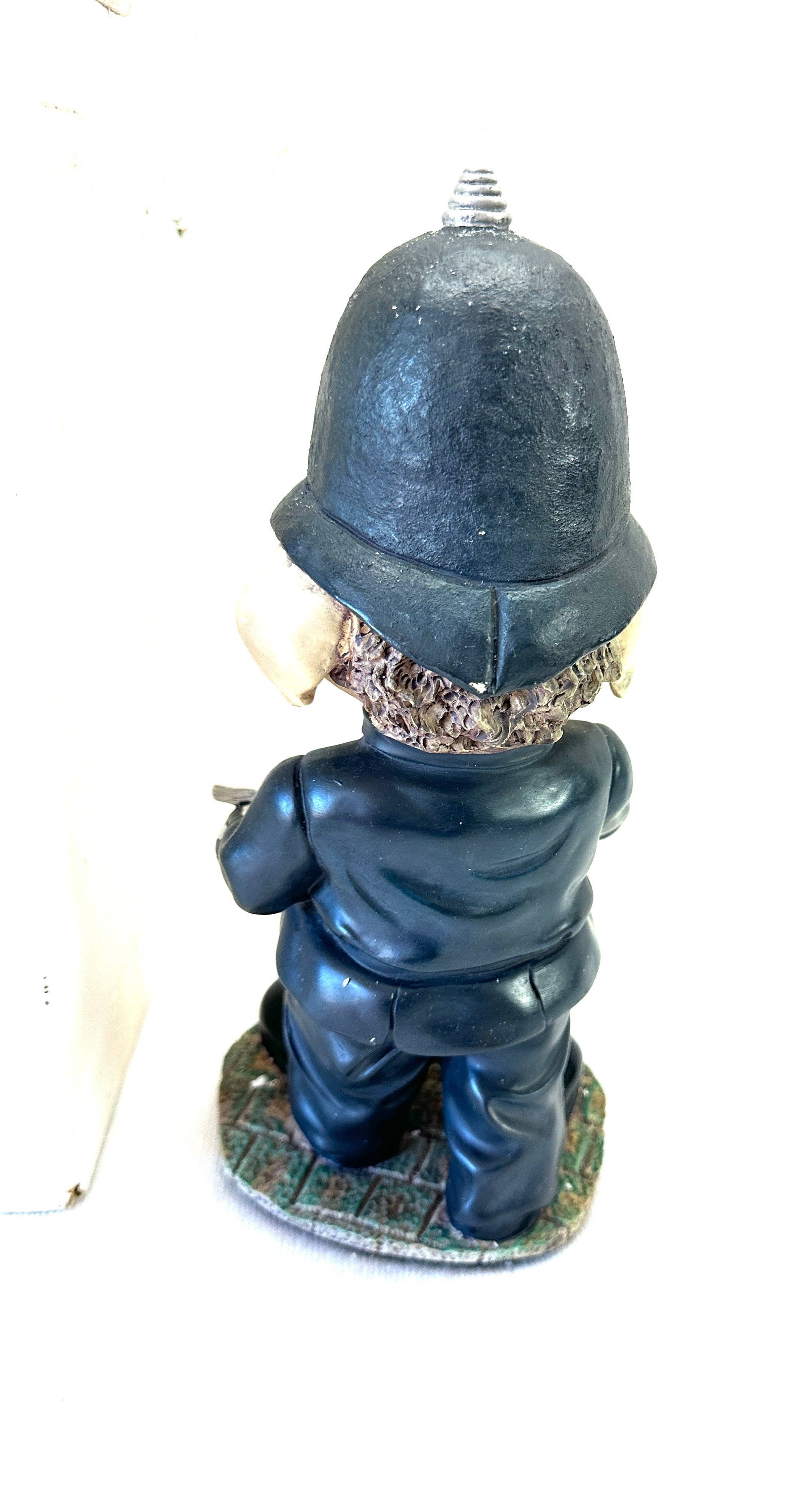 Vintage resin pig policeman figure measures approx 13 inches tall - Image 4 of 4