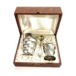 Vintage art deco christening set